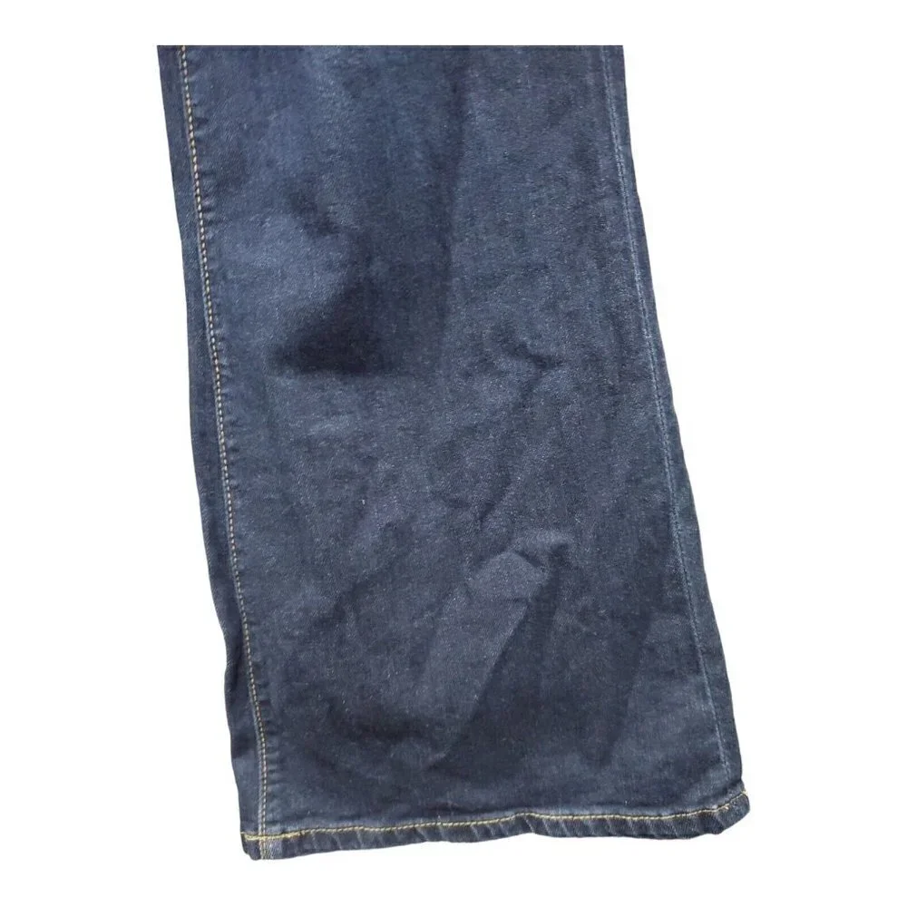 Cabi Womens Zoe Deep Indigo Flare Low- Rise Jeans Stretch Soft Lightweight Sz 4